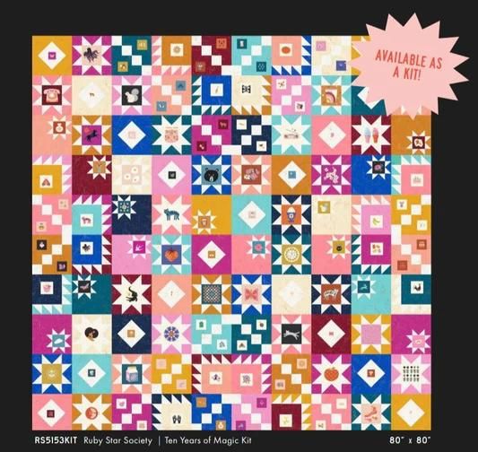 Ruby Star Society - Ten Years of Magic QUILT KIT