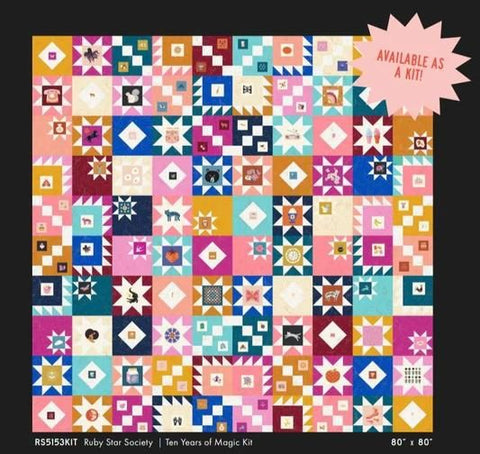 Ruby Star Society - Ten Years of Magic QUILT KIT