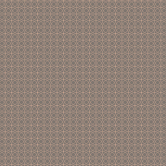 Fabric from the Attic by Giucy Giuce - Circles Puddy - NEW