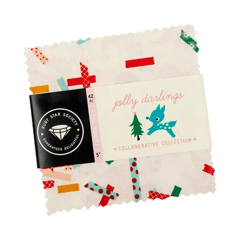 **NEW ** Ruby Star Society - Jolly Darlings - Charm Pack