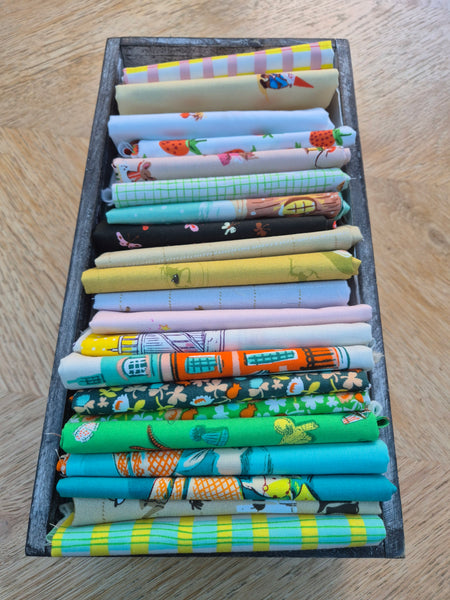 Mystery Fat Quarter Bundle - 5 FQs - Heather Ross Collections