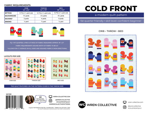 Cold Front by Wren Collective - Paper Quilt Pattern
