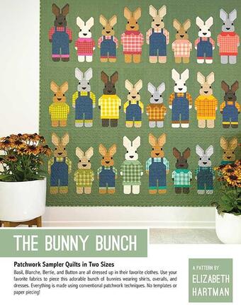 NEW! The Bunny Bunch Quilt by Elizabeth Hartman - Paper Quilt Pattern