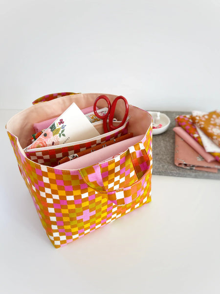 Zip Divide It Basket by Lou Orth - Haberdashery Kit - LARGE ONLY
