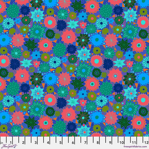 NEW! Bloomology by Monika Forsberg for Conservatory Craft - Spangled Blue