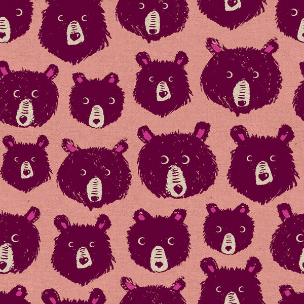 ** RESERVATION ** Ruby Star Society - Teddy & the Bears - Teddy PEACH FIZZ CANVAS