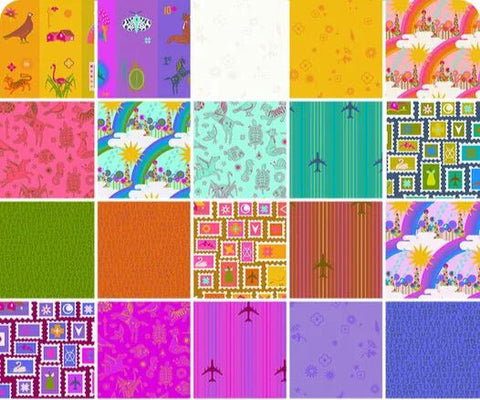 Postmark by Alison Glass - Full Fat Quarter Fabric Bundle (20 pieces)