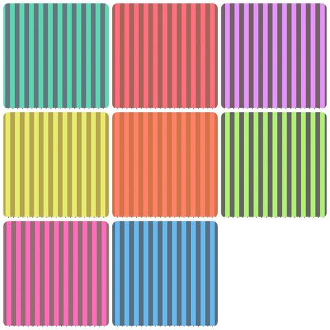 True Colors Neon by Tula Pink - Neon Stripes 8 FQ Bundle