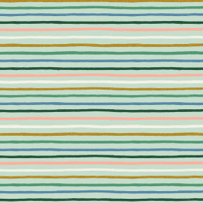 Rifle Paper Co - Orchard Garden party - Holiday Stripe Mint Multi Metallic