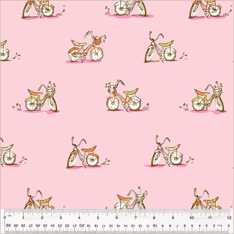 Heather Ross - Studio Edit - Dream Bike Pink