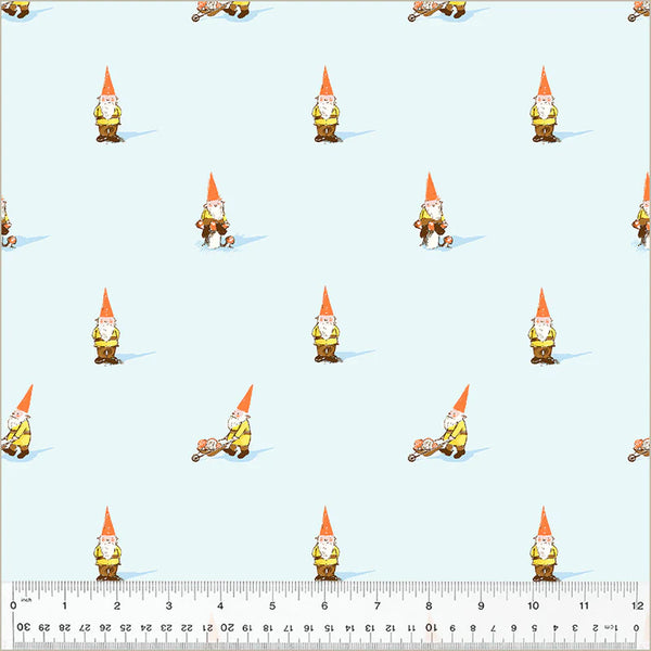 Heather Ross - Studio Edit - GnomesBlue