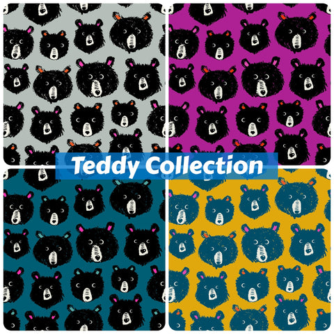** RESERVATION ** Ruby Star Society - Teddy & the Bears - Teddy Collection Fat Quarter Bundle (4 Pieces)