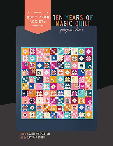 Ten Years of Magic Quilt Pattern by Ruby Star Society