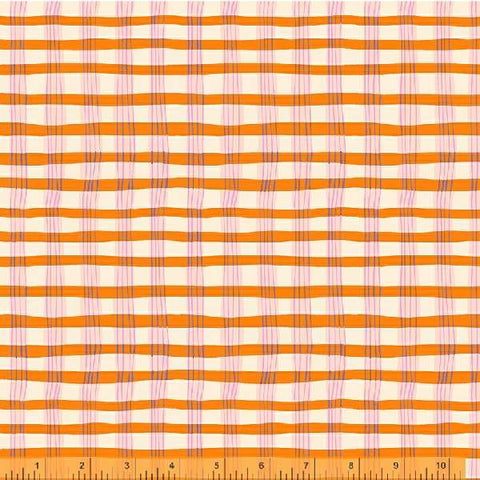 Heather Ross - Lucky Rabbit - Pleated Plaid Lilac