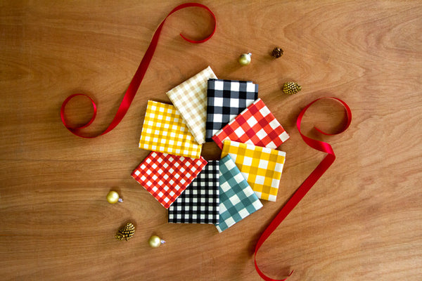 Plaid of my Dreams by Maureen Cracknell for Art Gallery - Full Collection 8 piece Fat Quarter Bundle (precut)