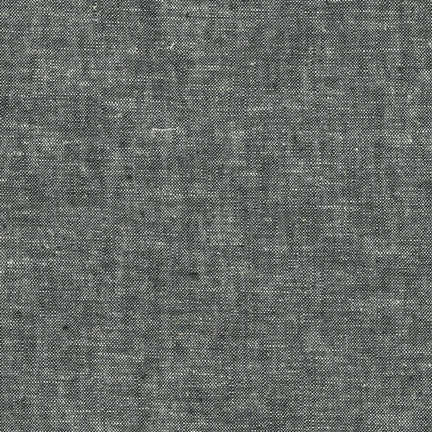 Robert Kaufman - Yarn Dyed Essex Linen - Black
