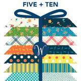 Five & Ten by Denyse Schmidt for Windham Fabrics - Full Fat Quarter Bundle (19 pieces)