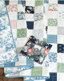 Simple Patchwork Quilt featuring Dwell by Camille Roskelly - Quilt Kit