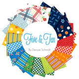 Five & Ten by Denyse Schmidt for Windham Fabrics - Full Fat Quarter Bundle (19 pieces)