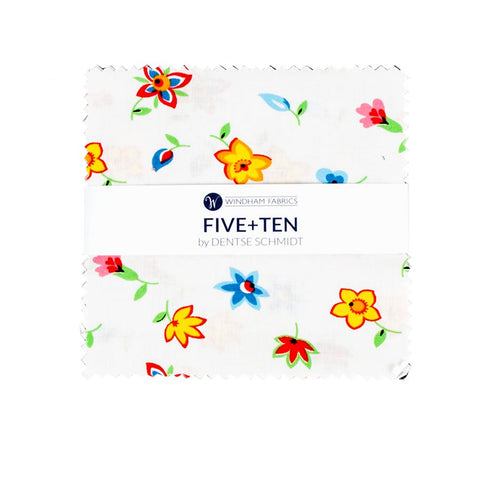 Five & Ten by Denyse Schmidt for Windham Fabrics - 42 piece 10" Charm Layer Cake